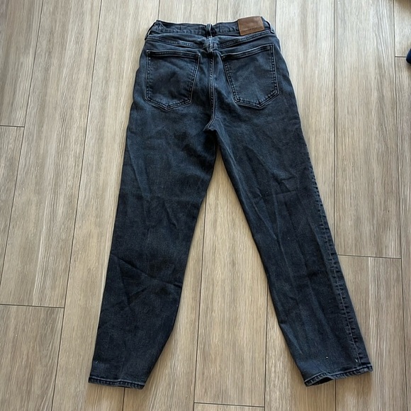 Denim Forum Aritzia Arlo High Rise Straight Leg Jean in Black Licorice - Picture 6 of 7